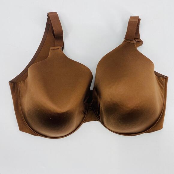 Soma Nadine Brown Vanishing Smoothing Underwire Bra Size 40DD Neutral Curvy - Picture 4 of 10